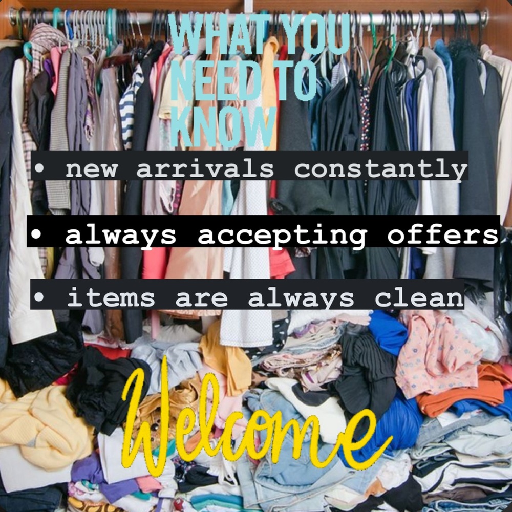 Welcome to my closet!